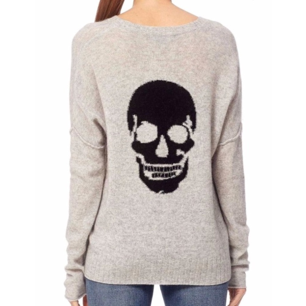 360 Cashmere Skull Sweater